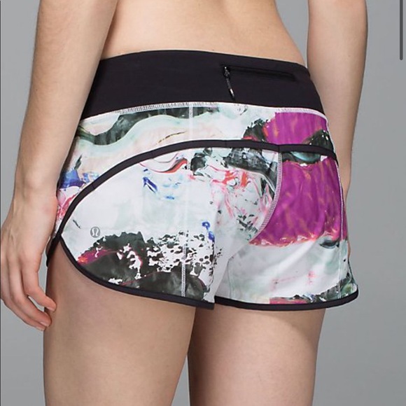 Lululemon Speed Short-
Pigment Wave Multi / Black - Picture 1 of 7
